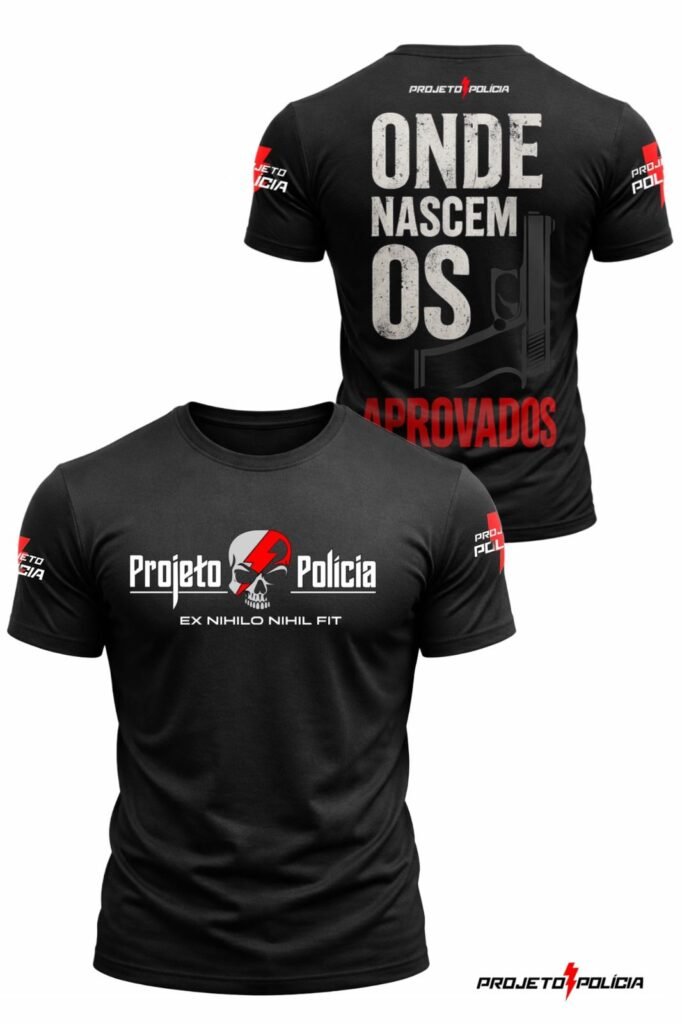 Camiseta PROJETO POLÍCIA