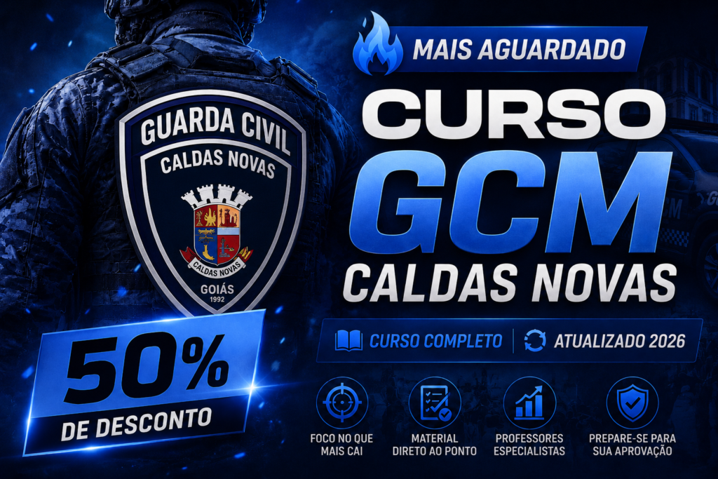 CURSO GCM CALDAS NOVAS